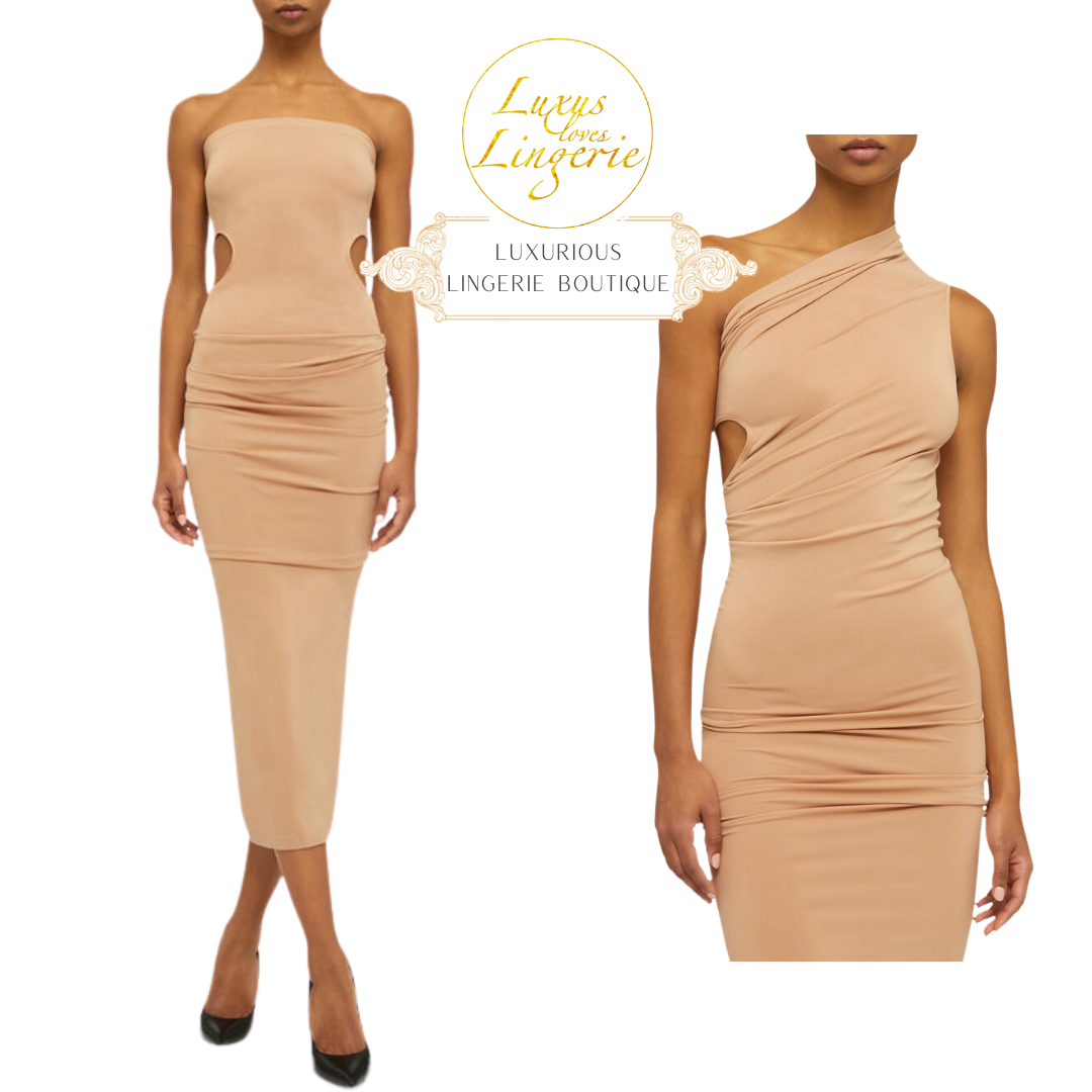 simple low cut wedding dresses Maxi Long Spaghetti Straps High Lace Dress skimming fit without being everyday shirt LoveShackFancy Women's Jayce Dress Size:13 - 14