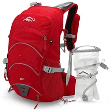 Hydration Pack,20L Hydration Backpack, Hiking Internal Frame Backpacks with red