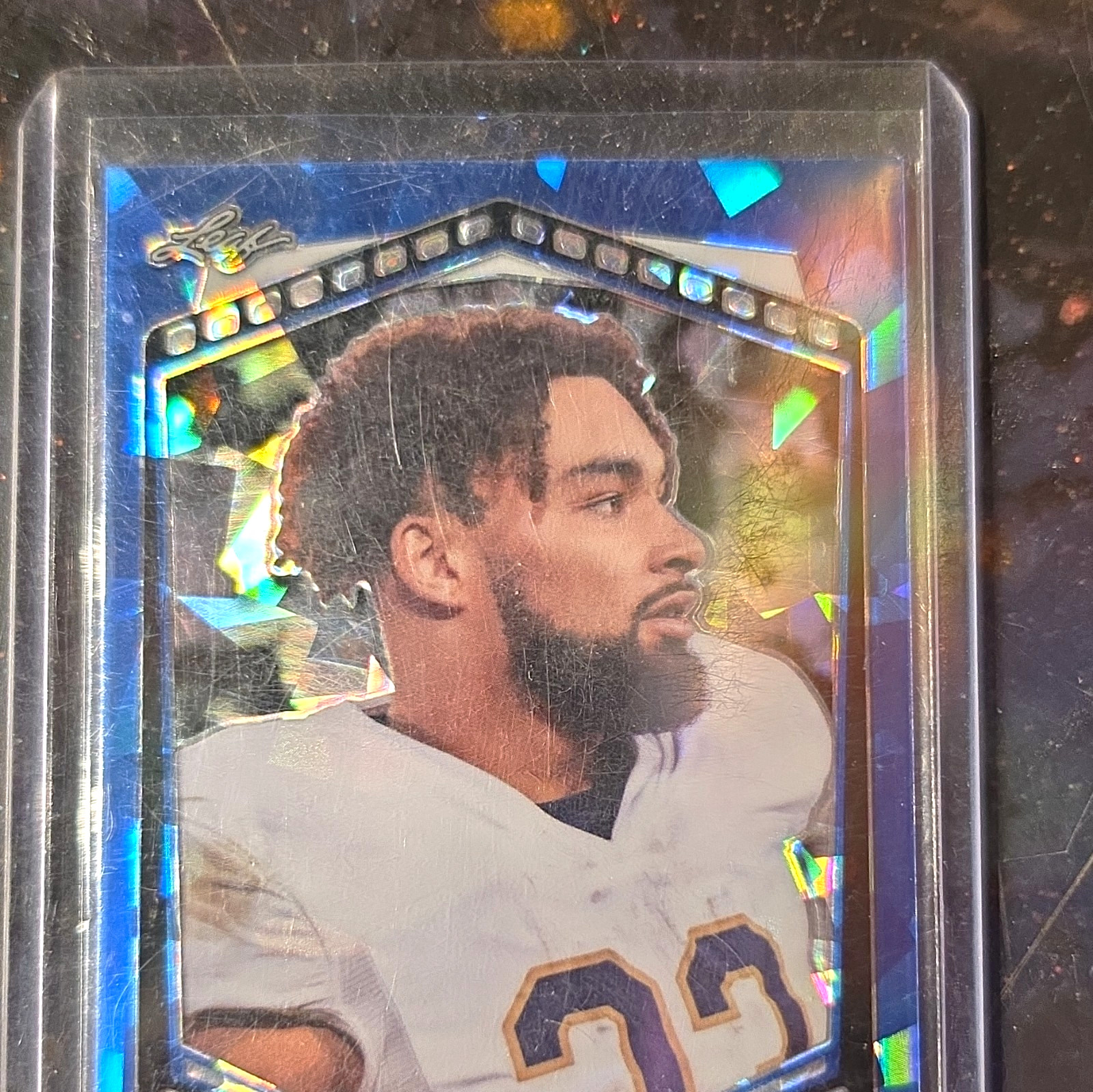 Leaf 2022 Pro Set Draft Metal Portraits Kyren Williams RC #PSP-KW1 /1