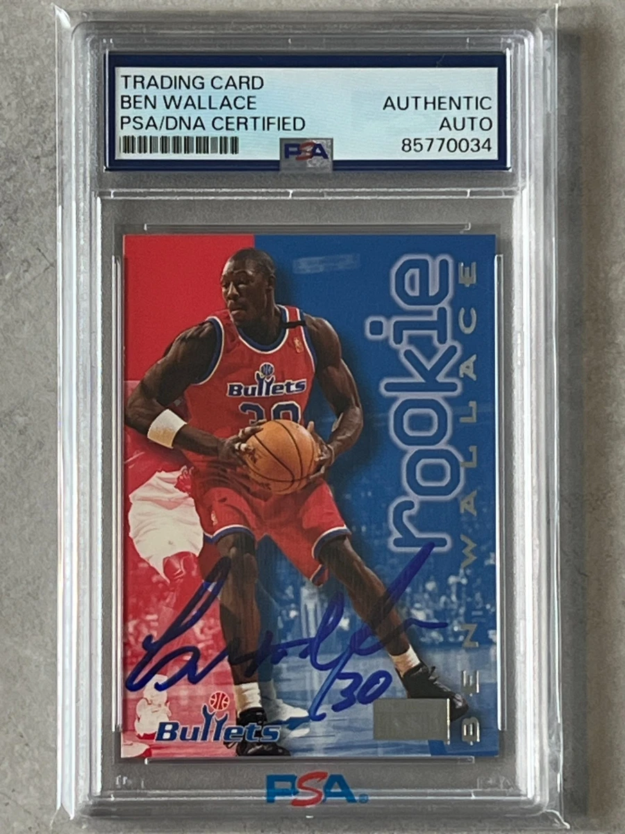 Ben Wallace Basketball Autographed Sports Trading Cards