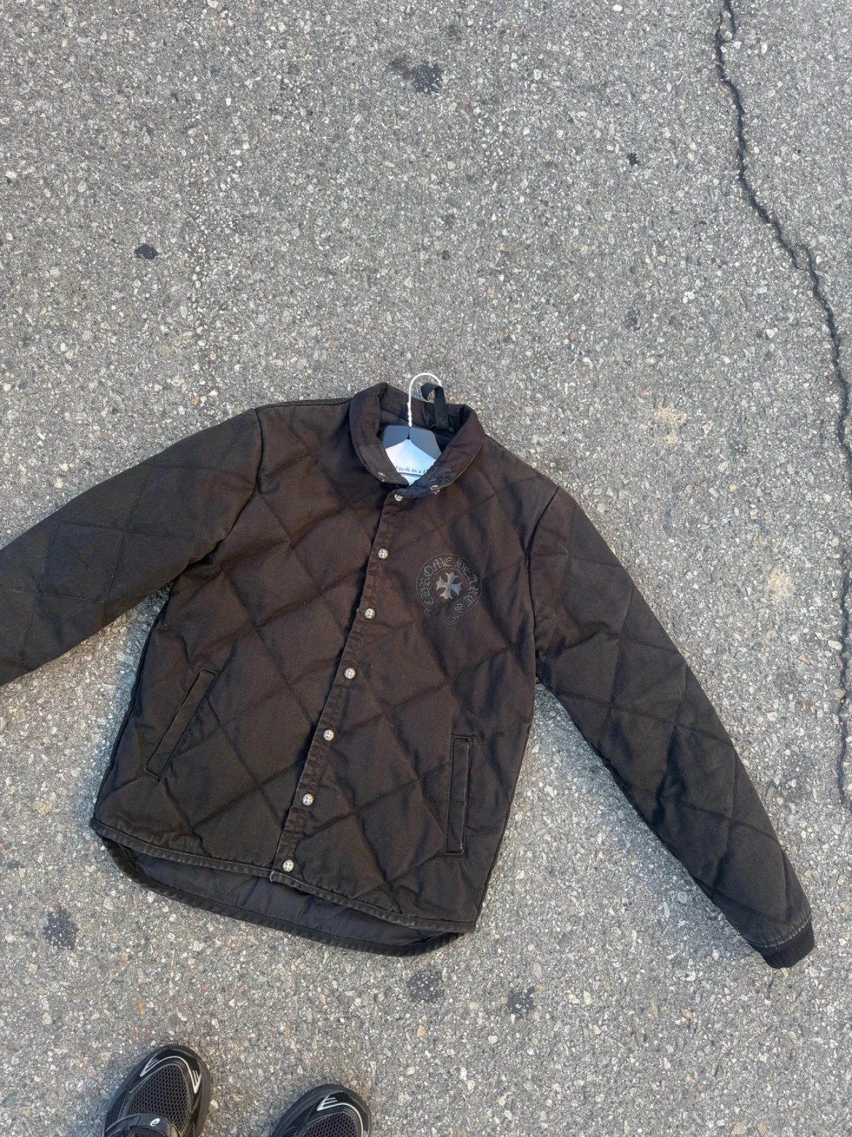 chrome Hearts Quilted Biker Jacket