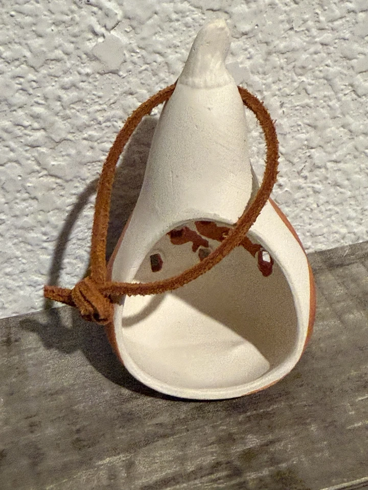 Cactus/Flower Hanging Bird Feeder Pot Southwestern Pottery Clay Santa Fe 2005 - Image 3 of 4