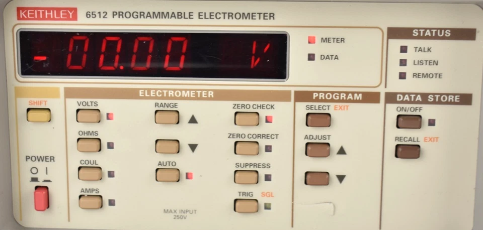 1-Pair - Keithley 6512 Programmable Electrometer With Rack Mount - Image 2 of 4