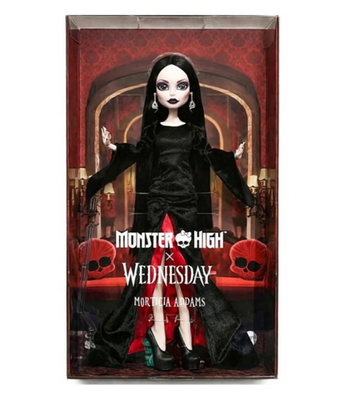 Mattel Monster High × Wednesday Morticia Addams Collector's Doll