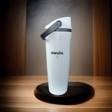 ⭐️ OWALA Fairways For Days White FreeSip Sway Golf Water Bottle 30oz Tumbler ⭐️