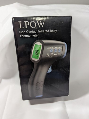 #ad LPOW Non Contact Infrared Body Forehead Digital Thermometer Model HTD8813C $10.00