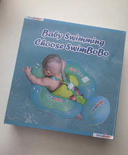 SwimBoBo Baby Swimming Float Ring Canopy Large Months Pool Float UPF50 With Pump