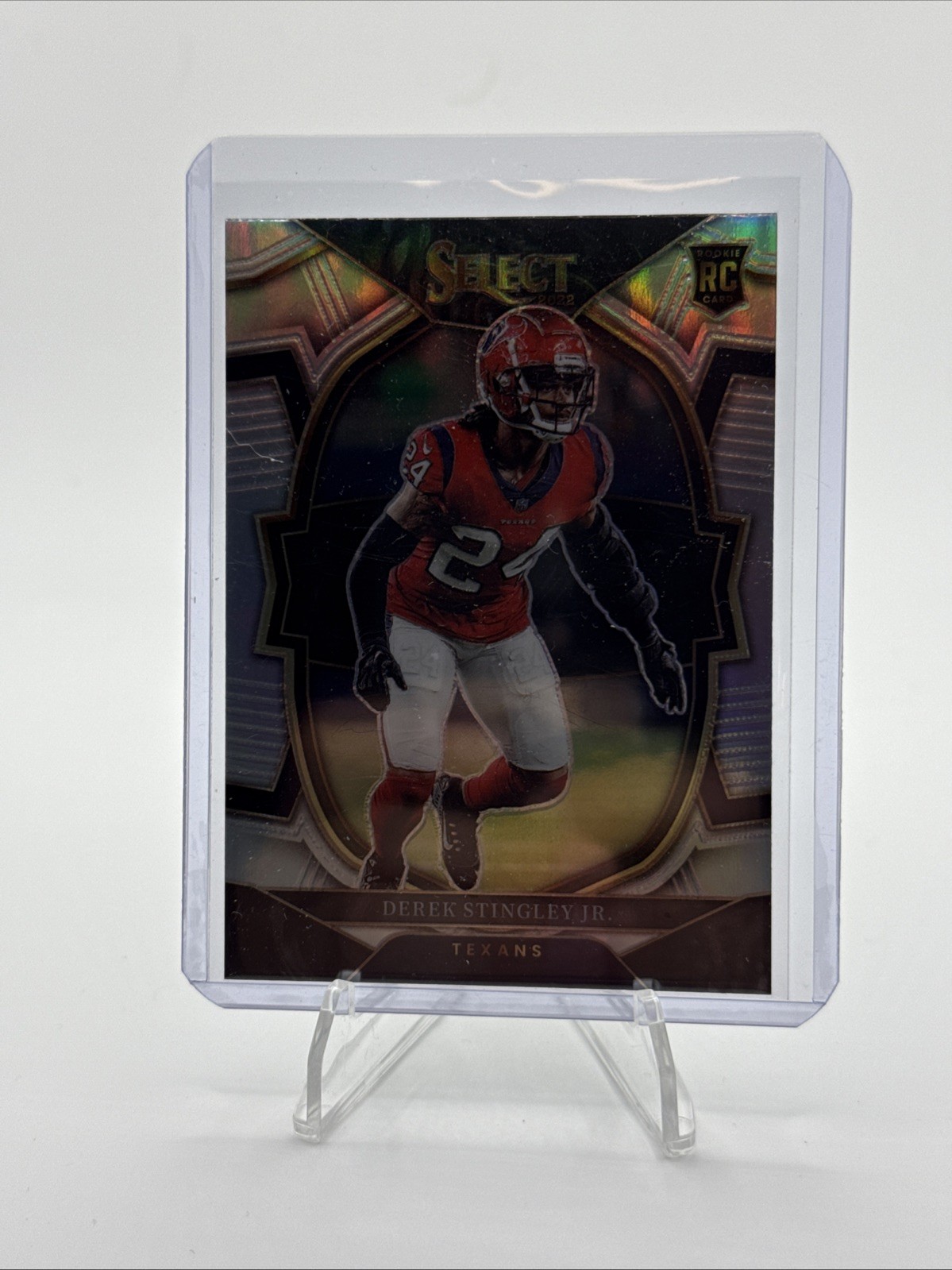 2022 Panini Select - Concourse #48 Derek Stingley Jr. Silver (RC) Texans