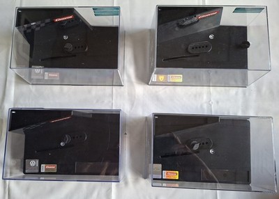 4 Carrera Evolution Displaybox Leerbox Präsentbox Lamborghini BMW 3,5  2x VW Bus