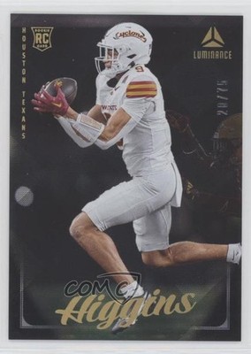 2025 Panini Luminance Rookies Black 20/75 Jayden Higgins #127 Rookie RC 6q5