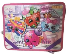 Shopkins Travel Dry Erase Organizer Carrier Bag Storage Handle Carrying Case 