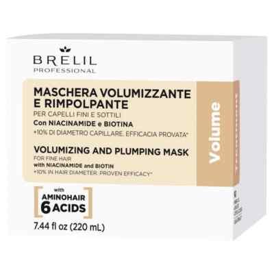 Brelil Volumizing And Plumping Hair Mask Cream Women Care 220 ml./7.4 fl.oz