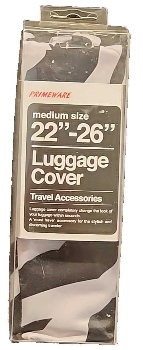Cover Zebra Animal Print Medium Suitcase Cover 22"-26" (smbn