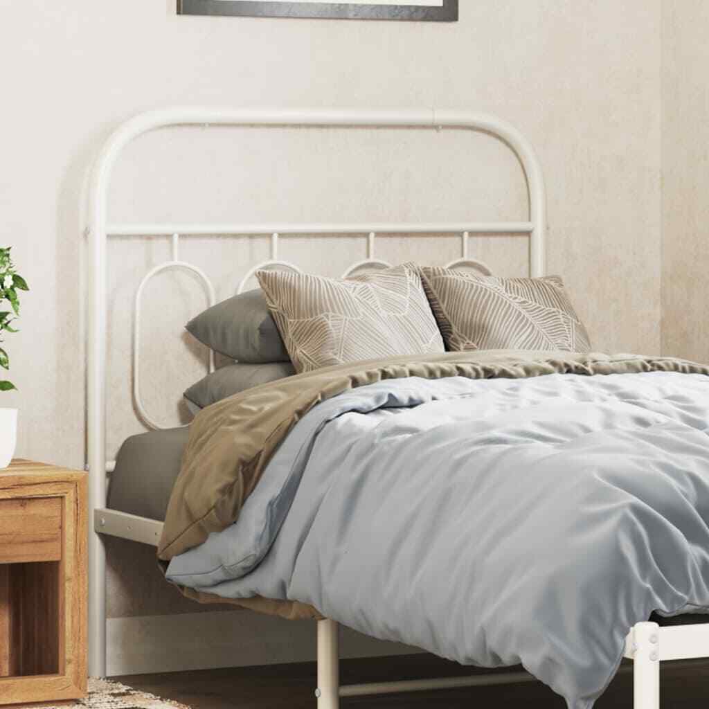 Cabecero Cabecera para Cama de Matrimonio Mueble de Dormitorio Metal vidaXL