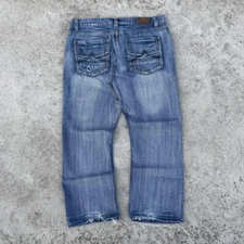 Vintage Y2K Flypaper Baggy Distressed Jeans Size 36X30