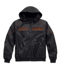 GIACCA GIUBBINO GIUBBOTTO CAPPUCCIO HARLEY DAVIDSON 98163-21VM S-M-L-XL IDYLL