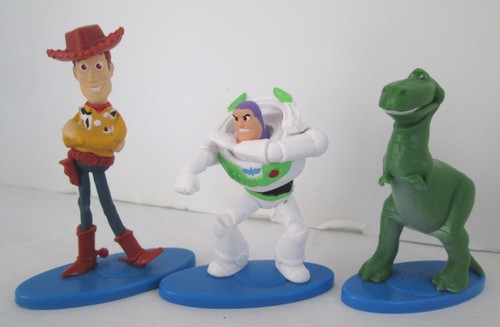 Disney Pixar Toy Story 4 Woody Buzz & Rex Toy Mini Figures Mattel 2019 - 第 1/3 張圖片