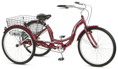 Adult Tricycle Trike Women Men 3 Wheel Bike Schwinn 26 Bicycle w/ Storage Basket