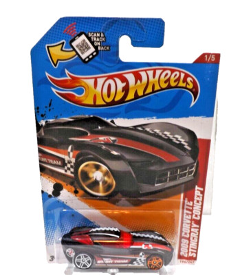 Hot Wheels  2009 Corvette Stingray Concept Thrill Racers  City Stunt '12