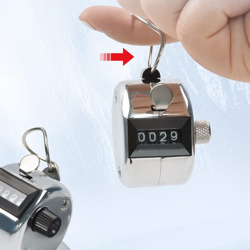 2 Pack Hand Tally Counter 4 Digital Click Counter for Sport Row School Event - Picture 12 of 23
