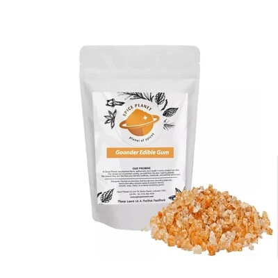 Edible Gum Arabic Char Gond Big Pieces Premium Quality By Spice Planet Free P&P