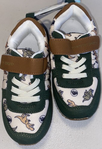 Jurassic World Niños Pequeños Zapatos 9.5 US Verde Marrón 16cm - Imagen 1 de 7