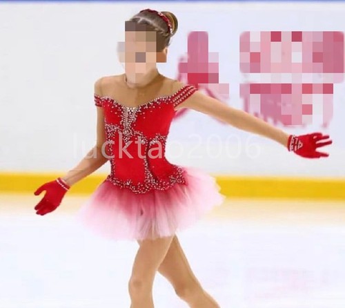 New style Figure Skating Ice Skating Dress Costume Sparkle Best-selling 88108 - Picture 8 of 12