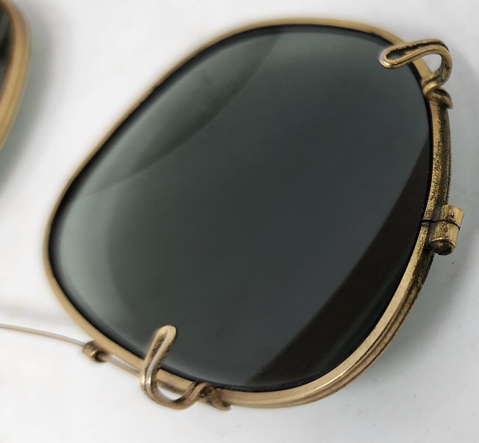 Vintage Bausch and Lomb Clip on Sunglasses w/ Cas… - image 4