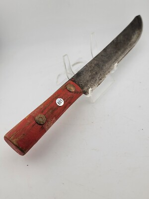 Rare Antique 19th Century Oriantal Likely German Knife W Red Handle. 