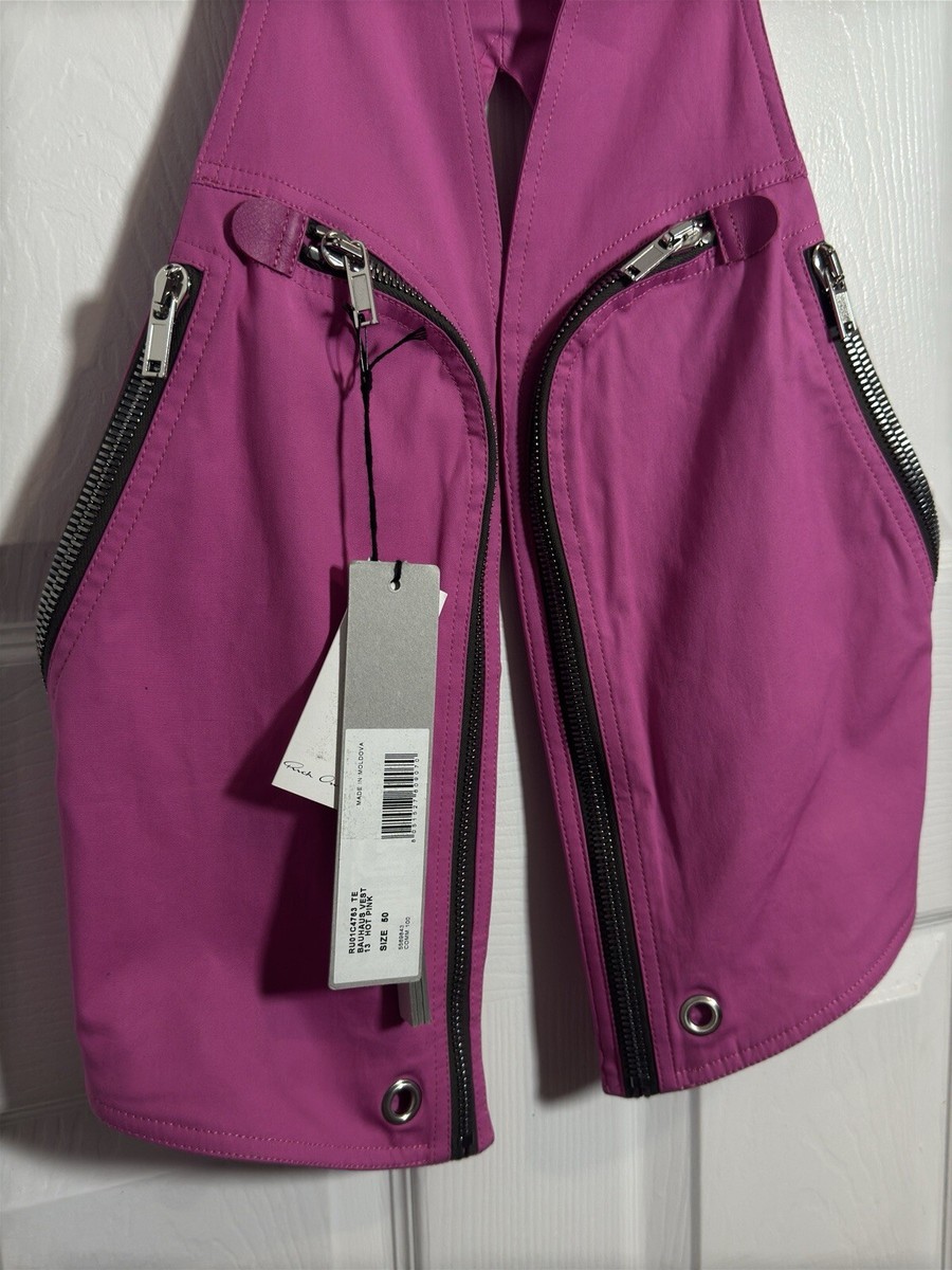 rick owens BAUHAUS VEST サイズ50 Rick Owens Pink Bauhaus Vest Size 50 | eBay