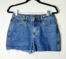 VTG Women's WRANGLER High-Rise Denim Cut-off Shorts Size 7 USA