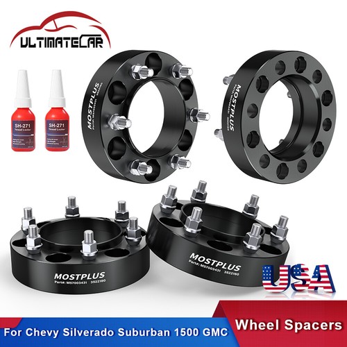 4Pcs 1.5" 6x139.7 Wheel Spacers Adapters For Chevy Silverado Suburban