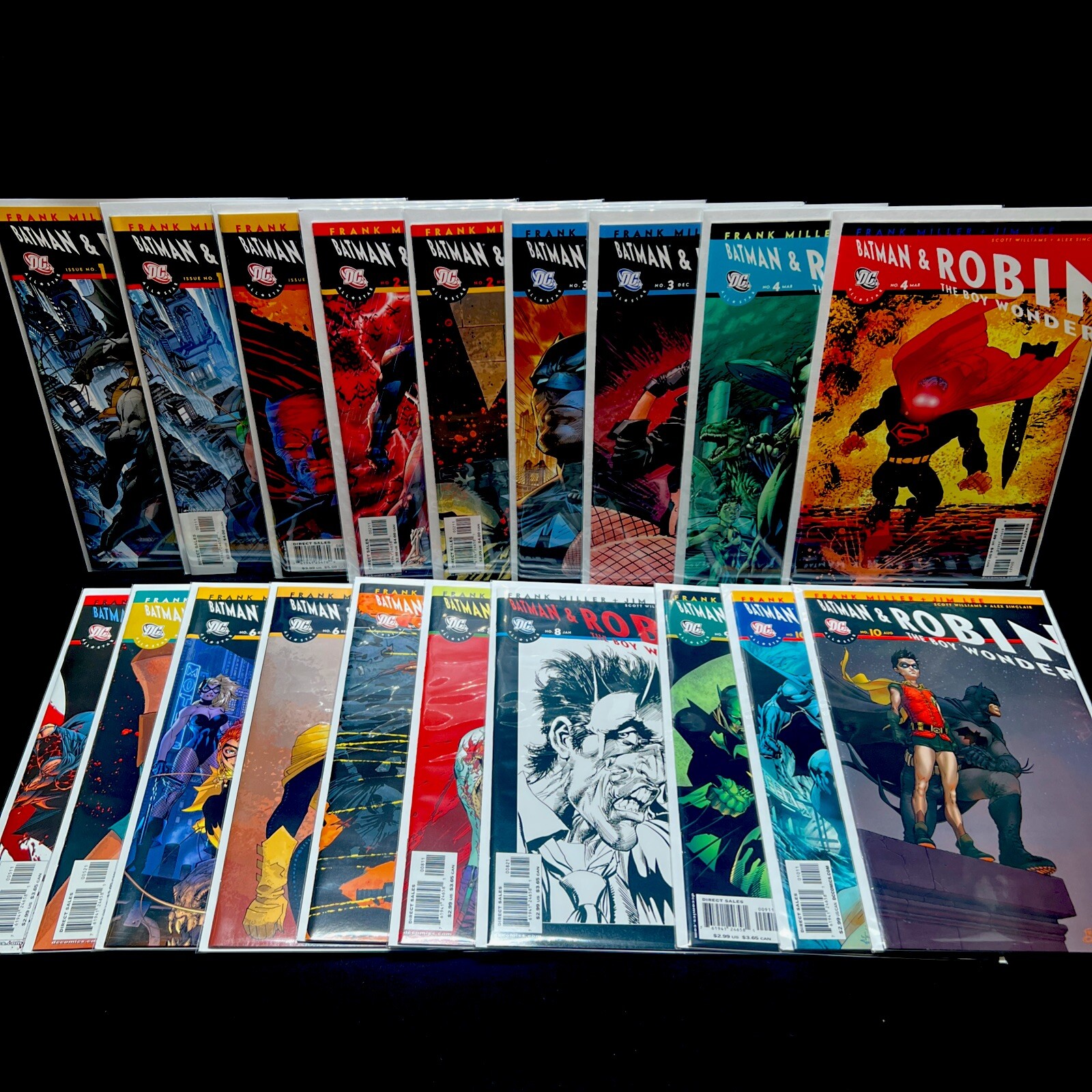 All-Star Batman & Robin #1-10 with Variants (19 Comics Total) NM- (DC, 2005)