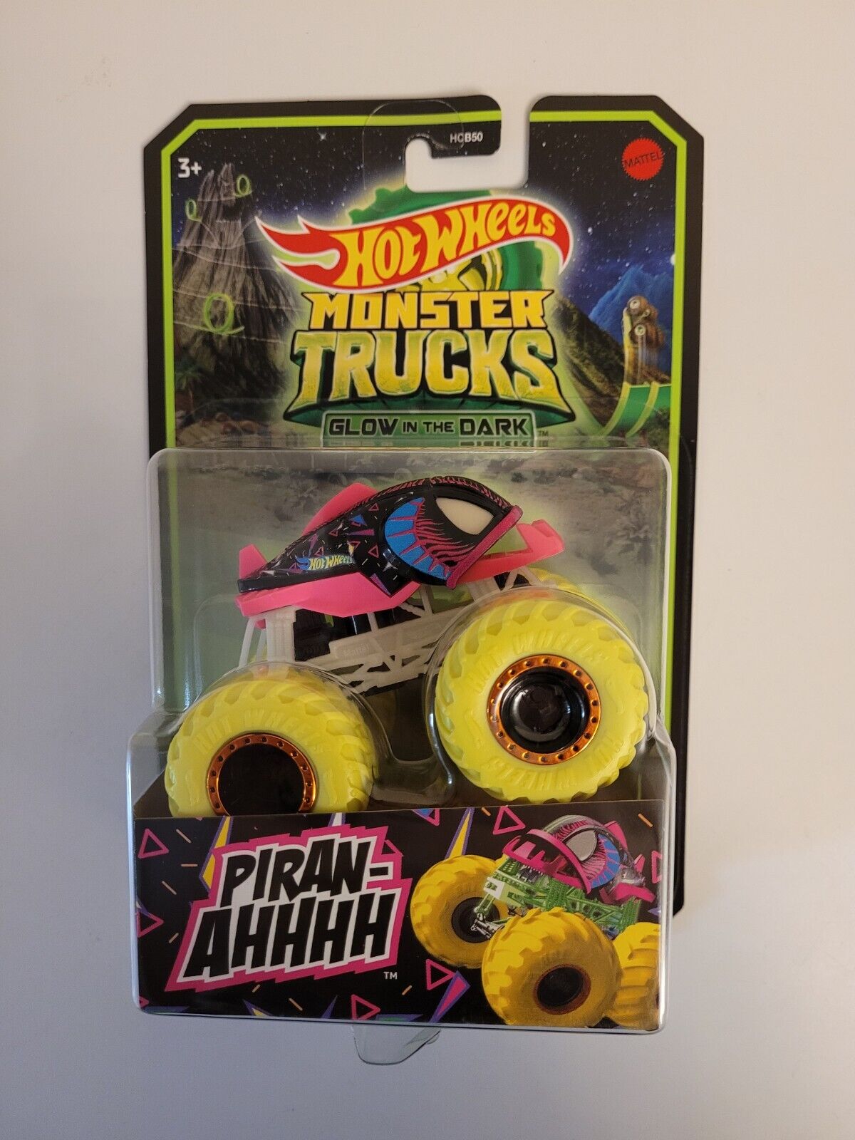 Hot Wheels Monster Trucks Glow In The Dark Collection 