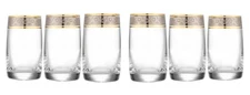 Crystalex 25015/250/QP249 8.25 oz, Ideal Exclusive, Highball Glasses, Set of 6