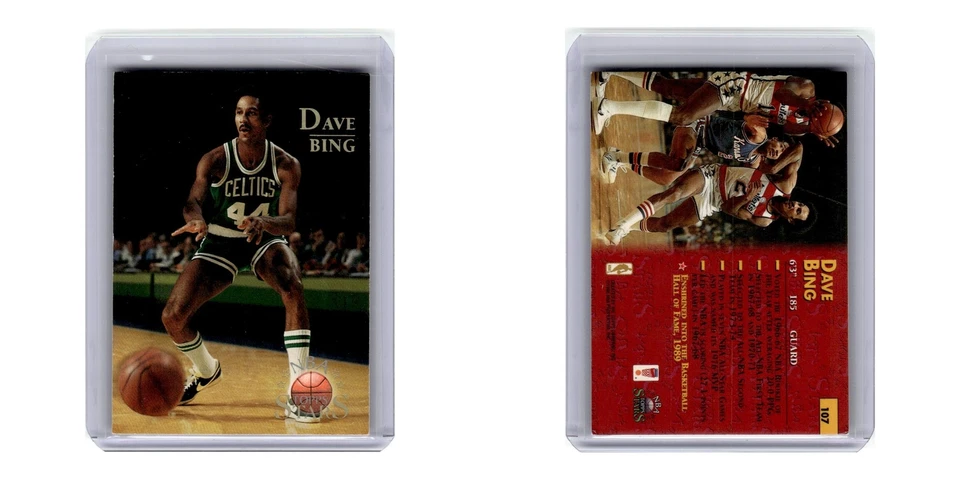 1996 Topps Stars Dave Bing Celtics #107 - Image 3 of 3