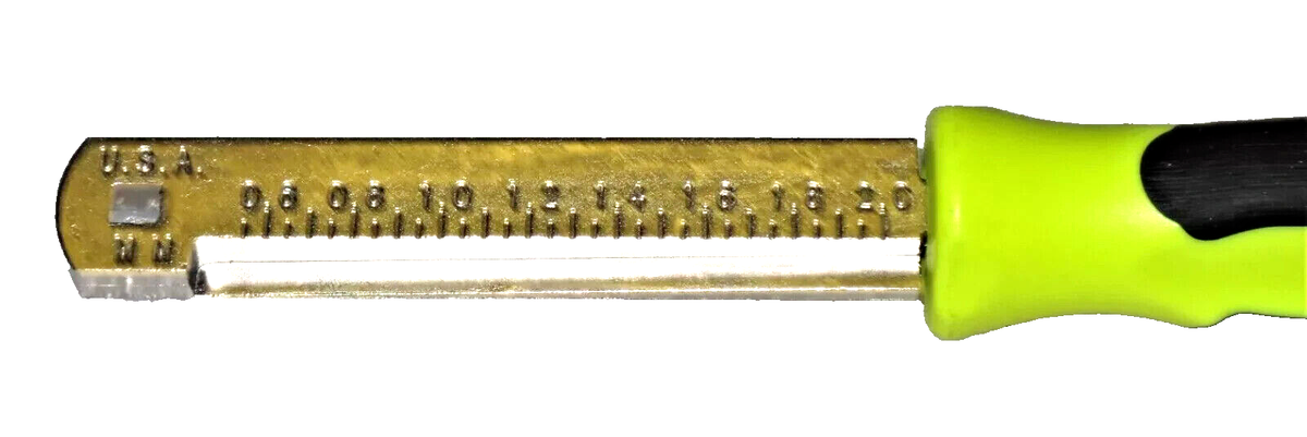 SNAP ON FBP2 R POCKET RED Soft Grip Spark Plug Ramp Gauge NEW USA TOOLS