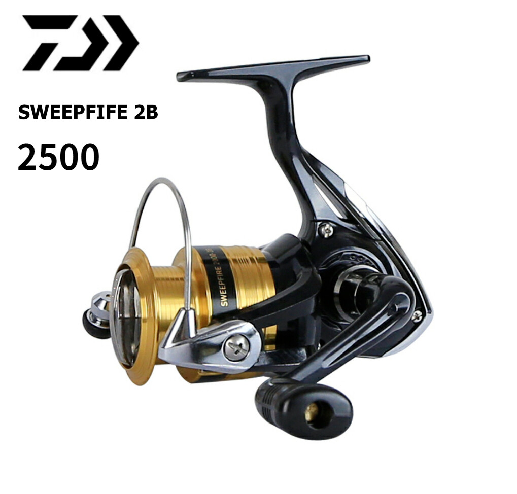 Daiwa Sweepfire 2B 2500 Spinning Fishing Reel 5.3:1 Ratio 2+1BB Fishing Reel