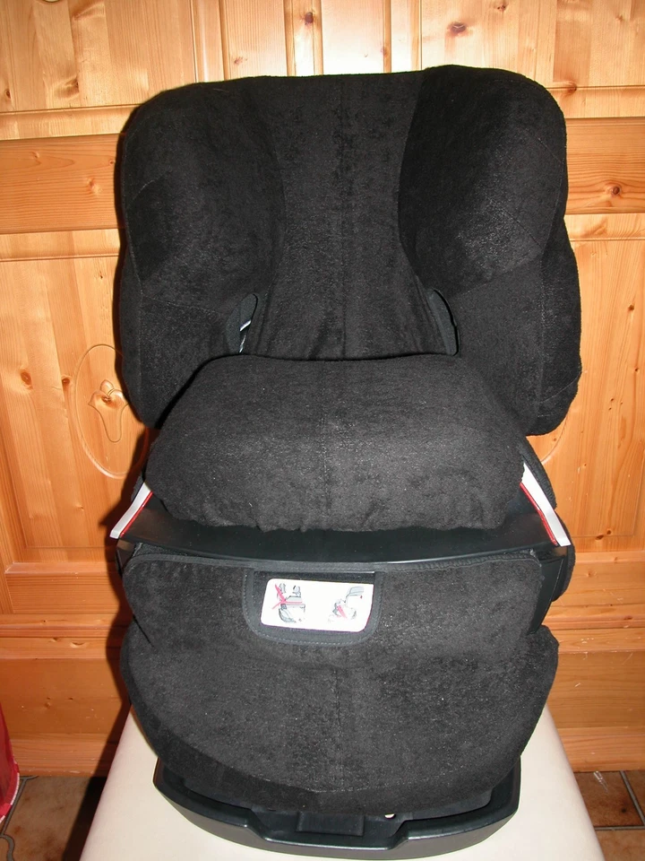 EKO Sommerbezug Schonbezug Frottee für Cybex Pallas und Pallas 2-Fix NEU schwarz