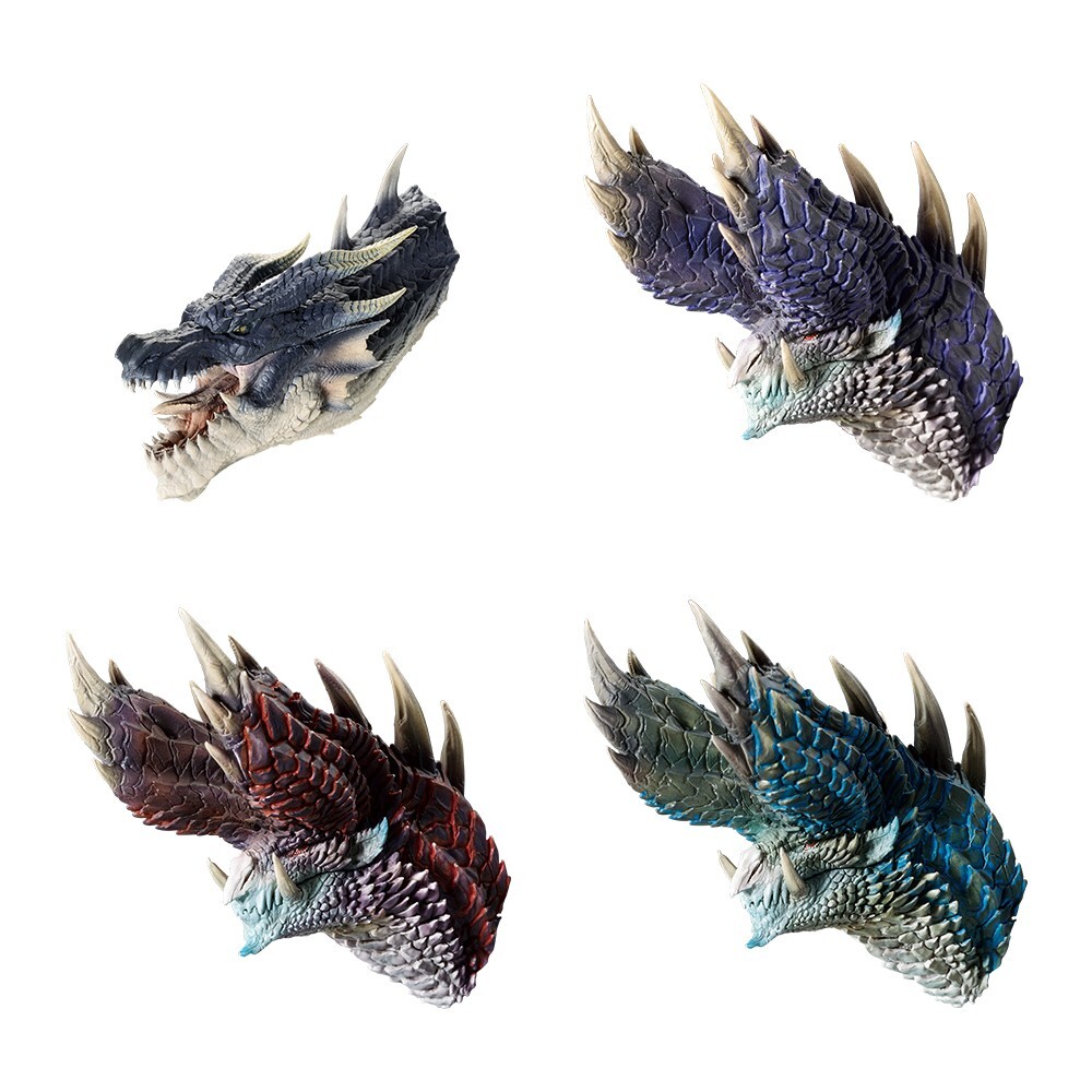 Ichiban Kuji Monster Hunter Forbidden Monster Head Magnet 4 types