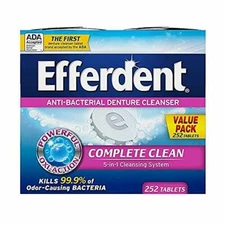 Efferdent Denture Cleaner 252 Pcs Tablets