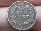 1861 Copper Nickel Indian Head Cent Penny- VG/Fine Details