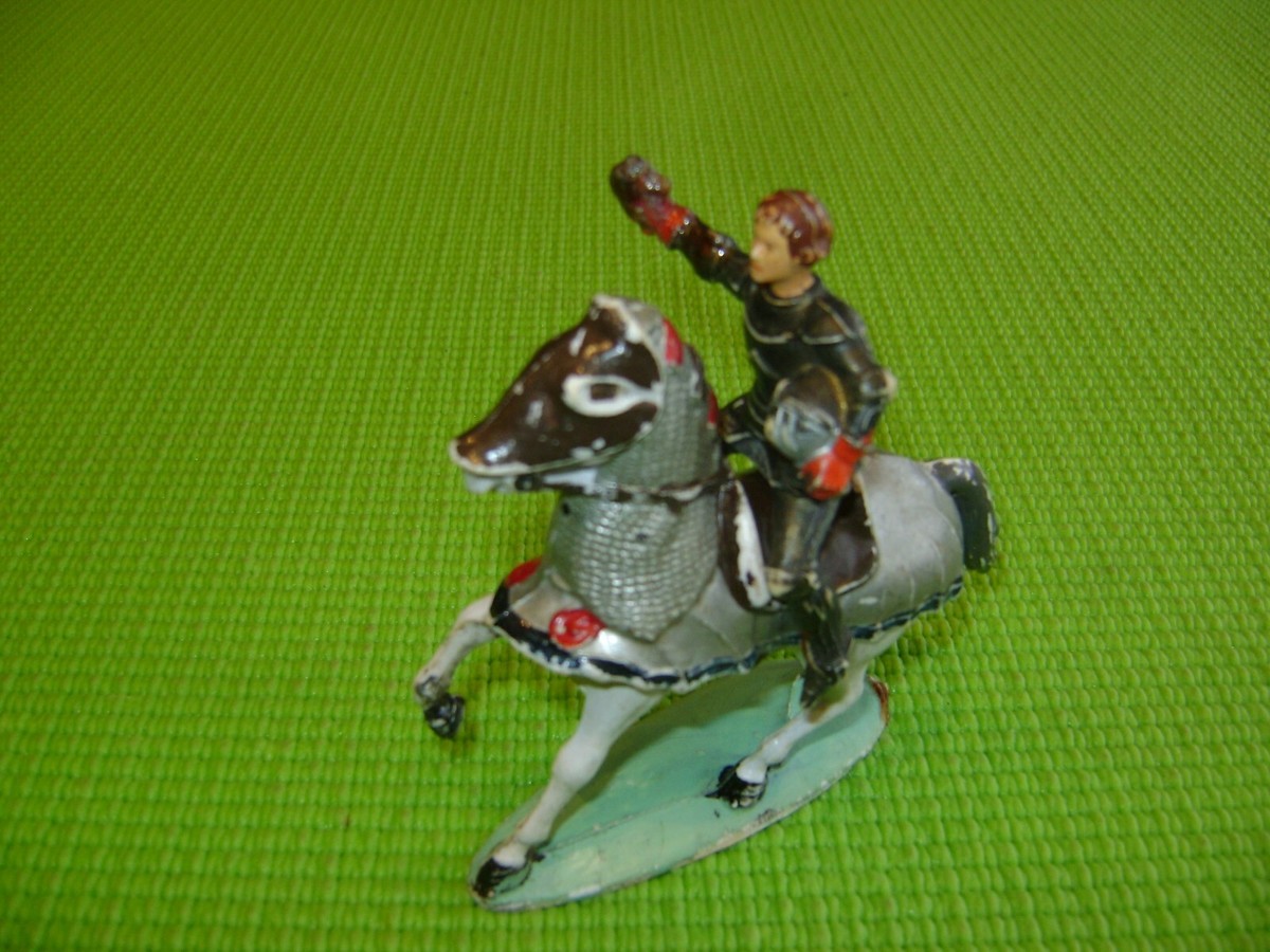 Figurine Starlux Moyen Âge - Jeanne D'Arc Chevalier Soldat - Vintage France