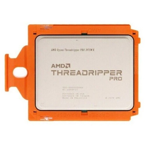 Processeurs AMD Ryzen Threadripper PRO 3975WX 32 cœurs processeur de bureau jusqu'à 4,2 GHz - Photo 2/3