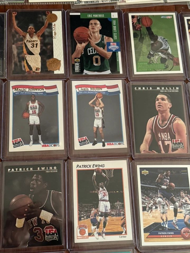 Lote de tarjetas NBA 160+ Barkley Jordan Rodman Miller Pippen Bulls Lakers Johnson Bird Foto 3 de 4