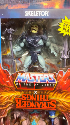 B3 2024 Masters of the Universe X Stranger Things - Confezione da 2 scheletri e demogorgoni - Video 1 di 1