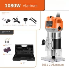 Electric Hand Trimmer Woodworking Engraving Slotting Trimming Hand Carving