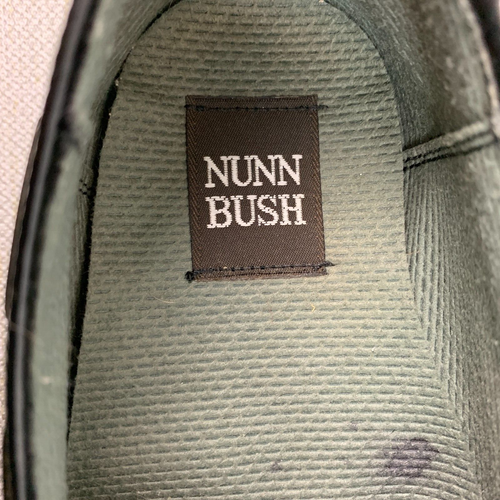 Nunn Bush Halbschuhe burgunderfarbene Lederquaste Brogue runde Zehenpartie Slipper Schuhe Größe 8M - Bild 10 von 11