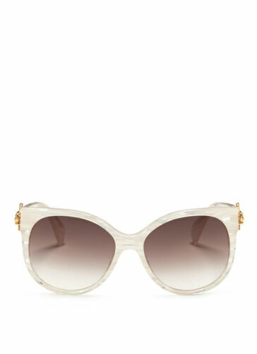 NEW ALEXANDER MCQUEEN AM0377S 003 PINK WOMEN CAT EYE  display picture 3