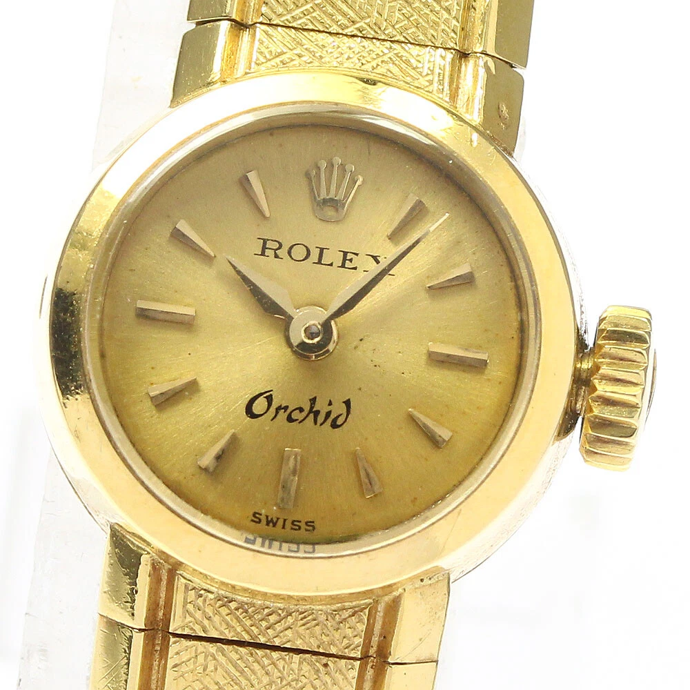 Rolex orchid top ladies watch